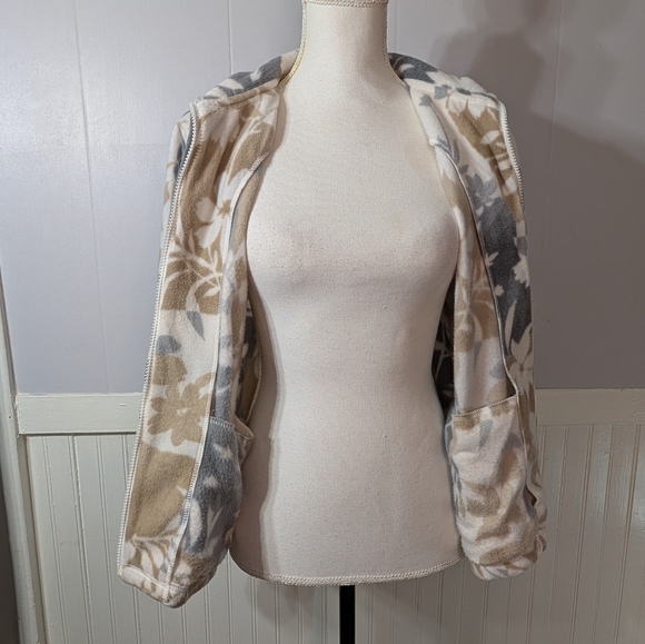 Alfred Dunner fleece zip up jacket, Petite L - Picture 8 of 12